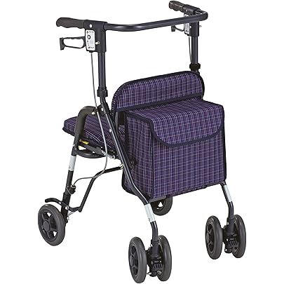 極美品 島製作所 シンフォニーSP花柄BK 歩行器 シルバーカー 手押し車 シンフォニーSP 花柄BK ｜ シルバーカー・歩行器,歩行器・歩行車